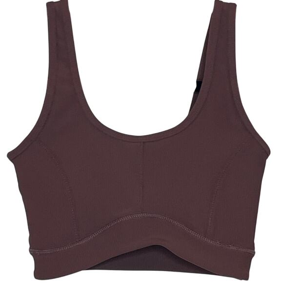 wilo Other - Wilo Brown XS Sports Bra Micro Ribbed
